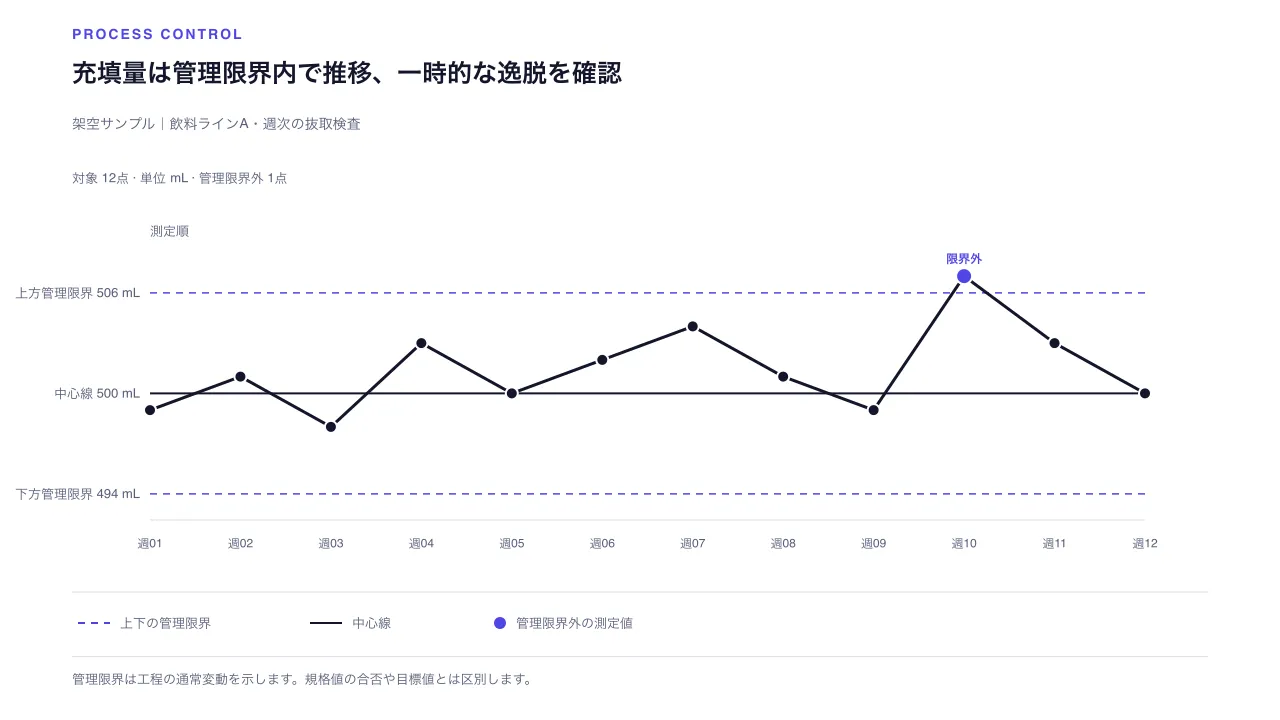 工程管理図